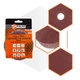 Шліфувальний круг самозачіпний з отворами, 125 мм, К180 Polax(PL_EFFC18E42170) - зображення 8
