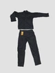 Комплект Уніформи DEFCON 5 D5-1650 B ARMY UNIFORM COMBAT RIPSTOP POLYCOTTON BLACK Розмір М - зображення 5