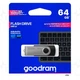 USB Flash Goodram UTS3 Twister, 64 Гб., Чорний - 359492 - зображення 3