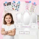 Дерев'яний столик з дзеркалом для дівчинки Kinderplay GREEN SERIES GS3304 із наліпками - изображение 6