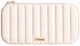 Шкатулка для прикрас Homla Rinas з прошивкою в вигляді полосок бежева 20,5x10,5x6 см (5906496752841) - зображення 1