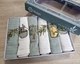 Набір рушників для кухні Nilteks 6 штук 40х60 вафельні з вишивкою Olive - зображення 5