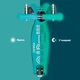 Самокат Micro Maxi Deluxe Glow LED желейный зеленый (MMD365) - изображение 6
