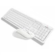 Клавиатура и мышь A4Tech FG1012, Белый - 370574 - изображение 5