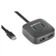 USB Hub REAL-EL CQ-407, USB, Чорний - 499729 - зображення 2