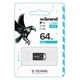 USB Flash Wibrand Hawk, 64 Гб., Чорний - 533407 - зображення 2