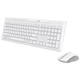 Клавиатура и мышь Rapoo 8210М, Белый - 370580 - изображение 1