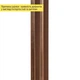 Рейка декоративная PS 2900х117х20мм Под коричневую кожу с бронзой SW-00002147- - изображение 5