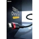 Кабель Baseus Cafule Flash Charging Data Line Cable Type-C to Type-C PD 2.0 QC 3.0 100W 20V 5A 2м (CATKLF-AL91) Black/Red - зображення 9