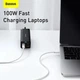 Кабель Baseus Dynamic Series Fast Charging Data Cable Type-C to Type-C 100W 20V 5A 1м (CALD000202) White - зображення 8