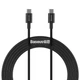 Кабель Baseus Superior Series Fast Charging Data Cable Type-C to Type-C 100W 20V 5A 2м (CATYS-C01) Black - изображение 1