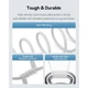 Кабель Baseus Gem Series Fast Charging Data Cable Type-C to Type-C 100W 20V 5A 1м (P10373000211-00) White - зображення 11
