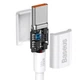 Кабель Baseus Superior Series Fast Charging Data Cable Type-C to Type-C 100W 20V 5A 1м (CATYS-B02) White - зображення 5