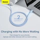Кабель Baseus Jelly Liquid Silica Gel Fast Charging Data Cable Type-C to Type-C 100W 20V 5A 1.2м (CAGD030003) Blue - зображення 10