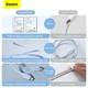 Кабель Baseus Jelly Liquid Silica Gel Fast Charging Data Cable Type-C to Type-C 100W 20V 5A 1.2м (CAGD030003) Blue - зображення 12