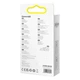 Кабель Baseus Glimmer Series Fast Charging Data Cable Type-C to Type-C 100W 20V 5A 1м (CADH000702) White - зображення 10