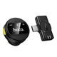 Микрофон беспроводной петличный Hoco L21 Type-C Charm wireless microphone Черный - изображение 3