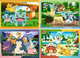 Пазл Ravensburger Pokemon набір 4 x 100 елементів 12004286 (4005555042860) - зображення 2