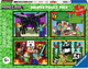 Zestaw puzzli Ravensburger Minecraft 4 x 100 elementów 12004290 (4005555042907) - obraz 1