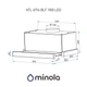 Вытяжка Minola HTL 6714 BLF 1100 LED - изображение 9