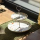 Фруктовница двухярусная фарфоровая Garden Rabbits 23×24 см этажерка для фруктов конфетница двухуровневая - изображение 2