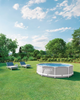 Великий каркасний басейн Intex 26712 NP Prism Frame Pool 366 x 76 см см на 6503 л з фільтром насосом - изображение 3
