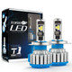 Комплект LED ламп TurboLed T1 H4 6000K 50W 12/24v CanBus с активным охлаждением - изображение 1