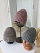 Шапка Тепла зимова шапка з відворотом з товстої пряжі One Size Пильно рожевий (Шапка Сієна 550) - зображення 5