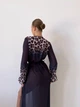 Парео женское пляжное прозрачное One size синий (SW3575) - изображение 5