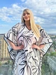 Жіноча ідеальна сукня туніка для відпочинку Oversize XL-5XL білий (SW645) - зображення 2