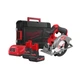 Пила дискова ручна акумуляторна безщіткова MILWAUKEE, M12 FCS442-502X, діаметр 140мм (зарядний пристрій С12 С, 2 - зображення 2