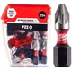 Бита SHOCKWAVE MILWAUKEE, PZ2, 25мм, (25шт), пластиковая коробка - изображение 1