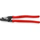 Ножницы для резки кабелей StepCut XL, диаметр 35мм / 120мм.цв., 225мм KNIPEX 95 11 225, фосфатированные - изображение 1