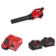 Воздуходув аккумуляторный бесщеточный MILWAUKEE, M18 FBLG3-802 (зарядное устройство M12-18 FC, 2 аккумулятора FB8 8Ач, картонный - изображение 2