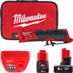 Шлифмашина прямая цанговая аккумуляторная бесщеточная MILWAUKEE, M12 FDGS-422B (зарядное устройство С12 С, 1 аккумулятор М12 В2 - изображение 1