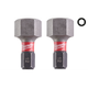 Біта SHOCKWAVE MILWAUKEE, Hex12, 25мм, (2шт) - изображение 1