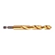Сверло по металлу RedHEX SHOCKWAVE HSS-TiN MILWAUKEE, диаметр 10,5х122х78м - изображение 2