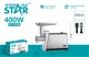 М'ясорубка WINNINGSTAR ST-5539 400W Silver - зображення 8
