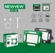 Ліхтар акумуляторний NEWVEW NV-S8 50W Solar Panel 1500mAh Green - зображення 6