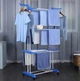 Сушилка для белья Garment Rack With Wheels 4-ярусная на колесах - изображение 3