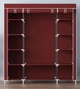 Тканевый шкаф HCX Storage Wardrobe 136×46×176 см с полками - изображение 7