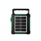 Ліхтар акумуляторний комплект NEWVEW NV-T260 Solar Panel 2400mAh 2 підвісні LED лампи, Сонячна панель 2.5W, Павербанк Green - зображення 4