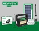 Ліхтар акумуляторний комплект NEWVEW NV-T220 Solar Panel 4500mAh 3 LED лампи 3W, Сонячна панель 3.5W, Павербанк Green - зображення 6