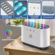 Увлажнитель воздуха с RGB-подсветкой и синхронизацией с музыкой 900 мл, Белый - изображение 4