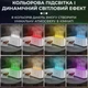 Увлажнитель воздуха с RGB-подсветкой и синхронизацией с музыкой 900 мл, Белый - изображение 7