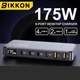 Настільний зарядний пристрій BIKKON BK-112D 175W GAN PowerDisplay (PPS PD3.0 QC5) порти4C+2A Black (44004) - зображення 1