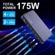 Настільний зарядний пристрій BIKKON BK-112D 175W GAN PowerDisplay (PPS PD3.0 QC5) порти4C+2A Black (44004) - зображення 3
