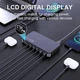 Настільний зарядний пристрій BIKKON BK-112D 175W GAN PowerDisplay (PPS PD3.0 QC5) порти4C+2A Black (44004) - зображення 5
