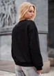 Худи женский стаф черный оверсайз спортивный Staff er black oversize M (384339) - изображение 2