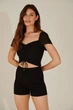 Топ NA-KD чорний CHILY224 32 - зображення 1